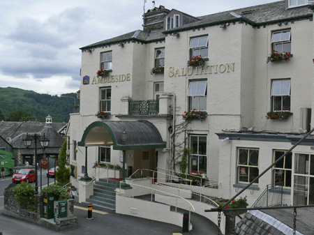 Salutation Inn - Ambleside - Cumbria - association with William Wordsworth, John Keats, Alfred Lord Tennyson and Edward Fitzgerald