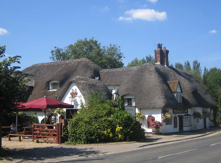 Barley Mow - Clifton Hampden - Oxfordshire - Jerome K. Jerome, Charles Dickens Jr., Peter Lovesey