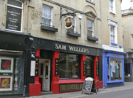 Sam Wellers, Bath - association with Charles Dickens