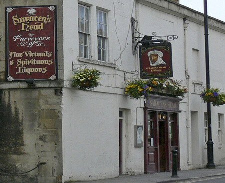 Saracens Head, Bath - association with Charles Dickens